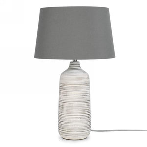 Ridged Base Table Lamp